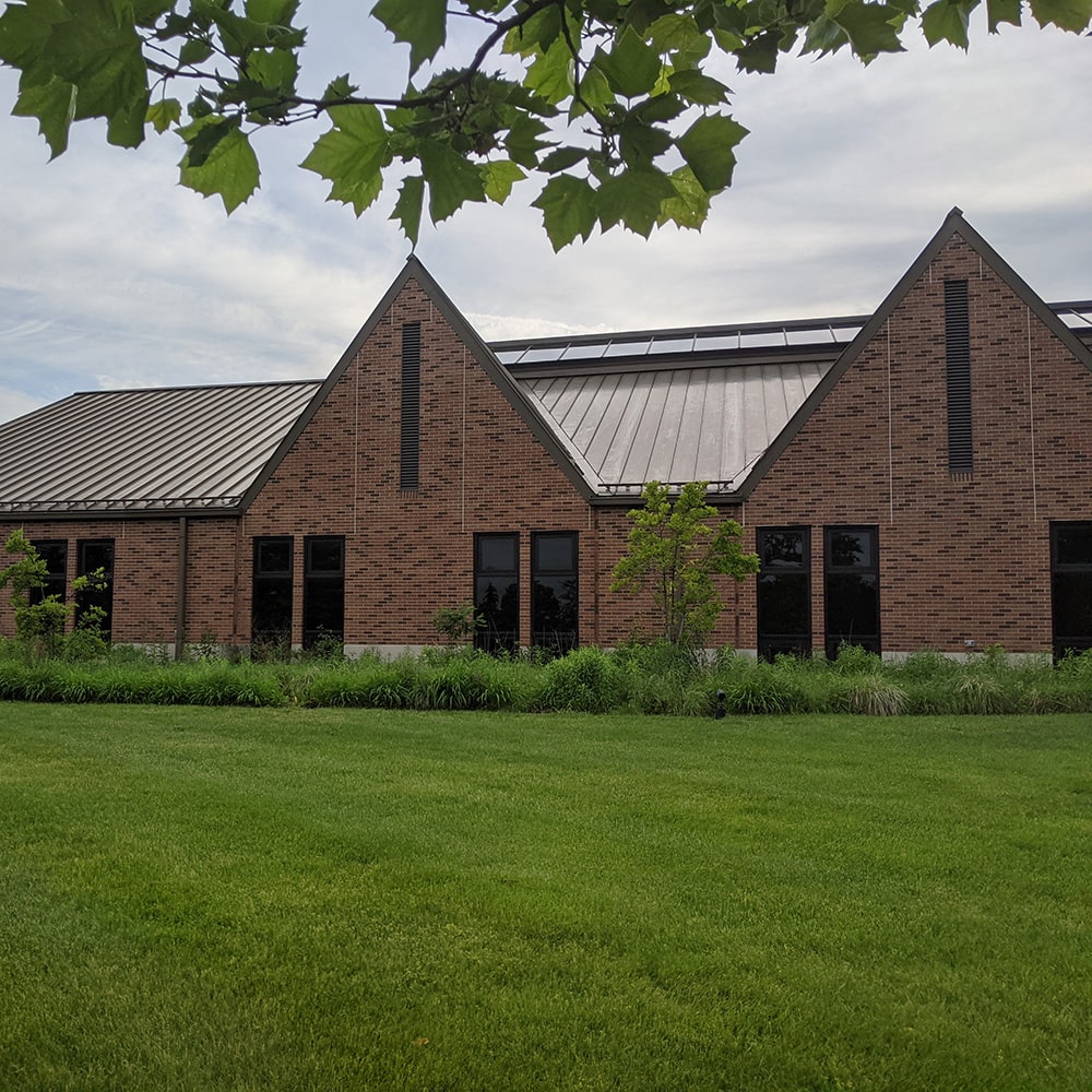 Before: Image of St. James Catholic Church in Novi, Michigan.